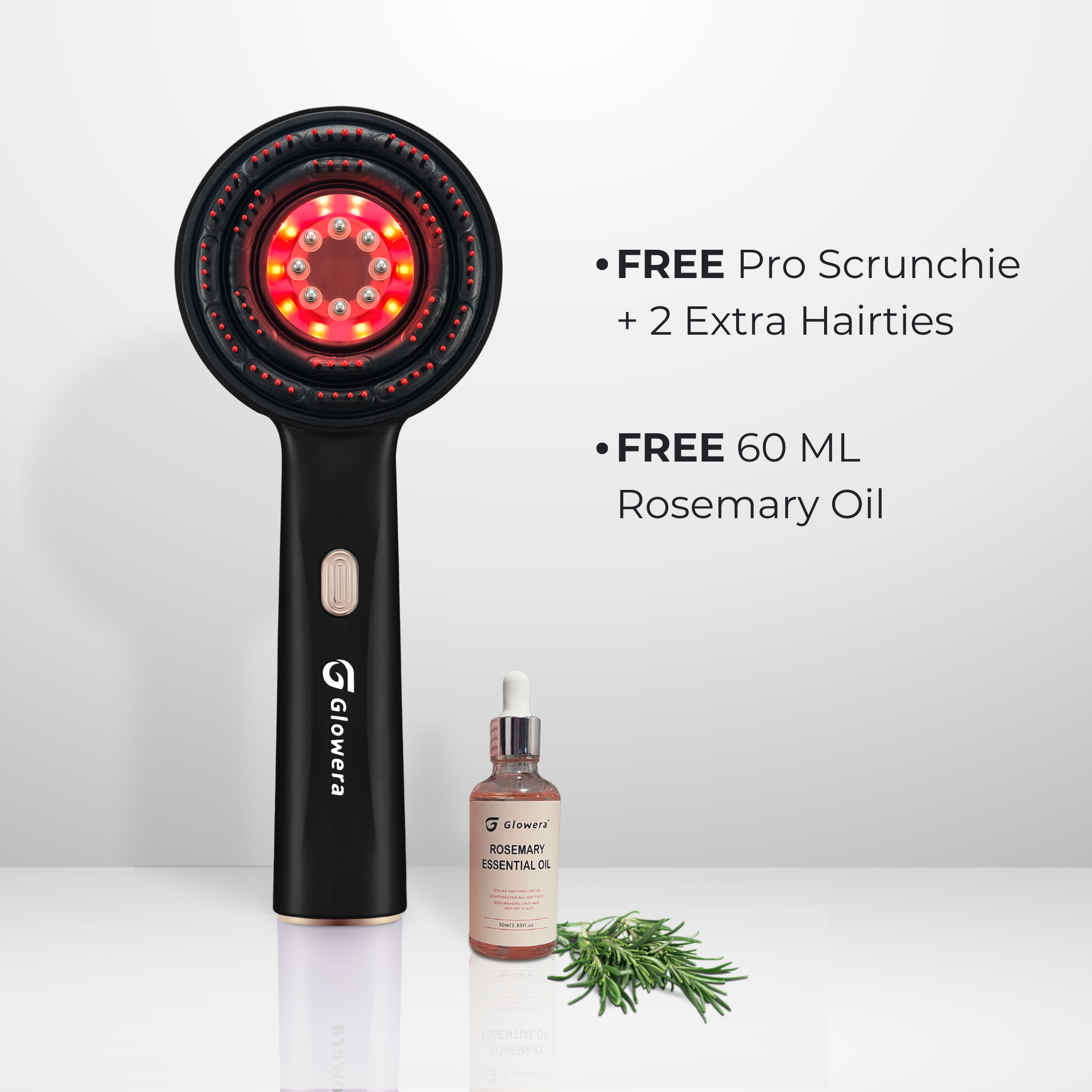 Glowera™ Red Light Scalp Massager 3 in 1