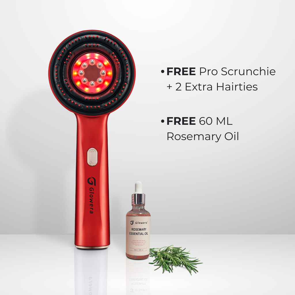 Glowera™ Red Light Scalp Massager 3 in 1