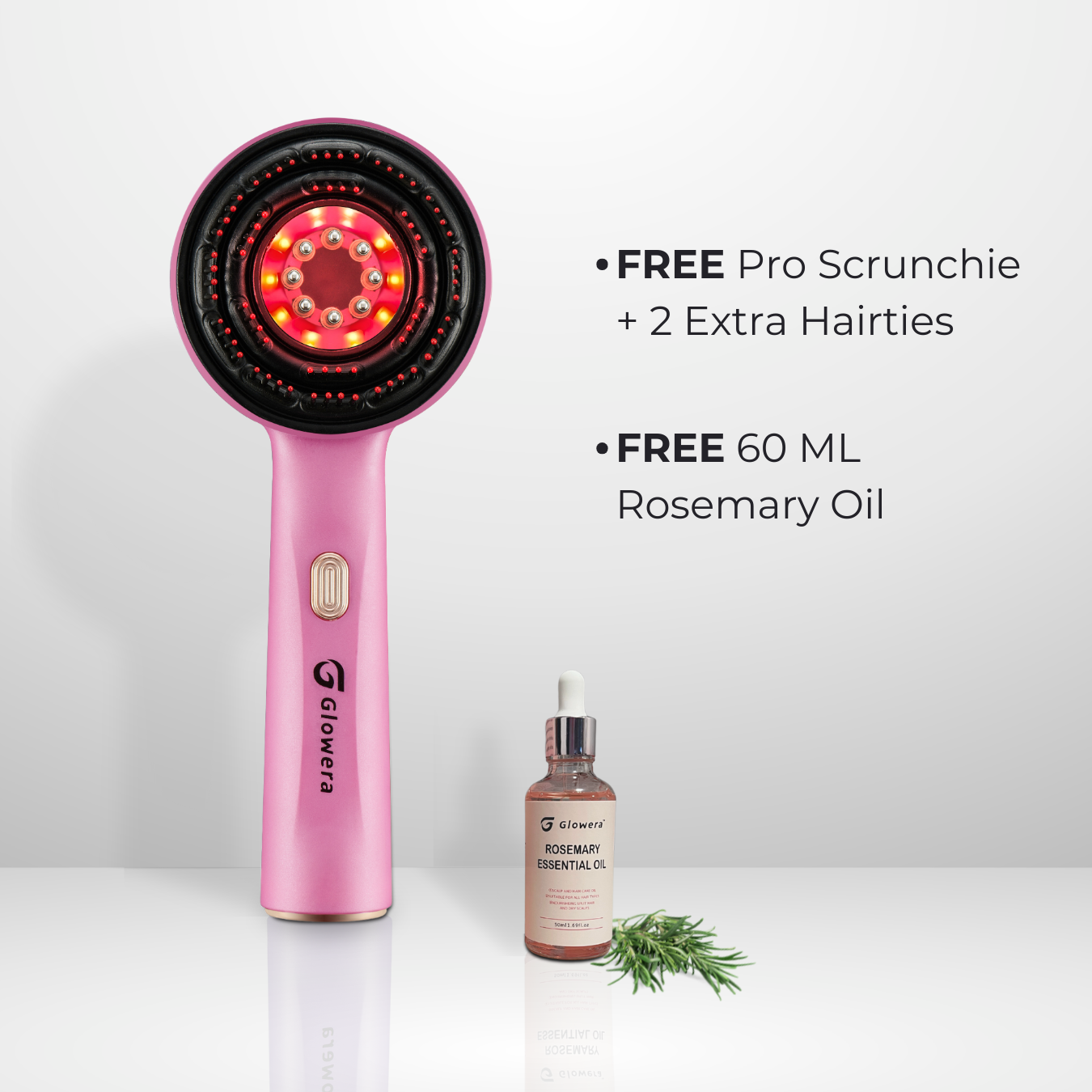 Glowera™ Red Light Scalp Massager 3 in 1