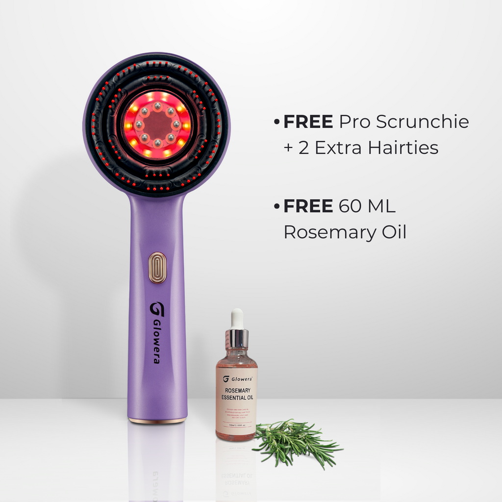 Glowera™ Red Light Scalp Massager 3 in 1